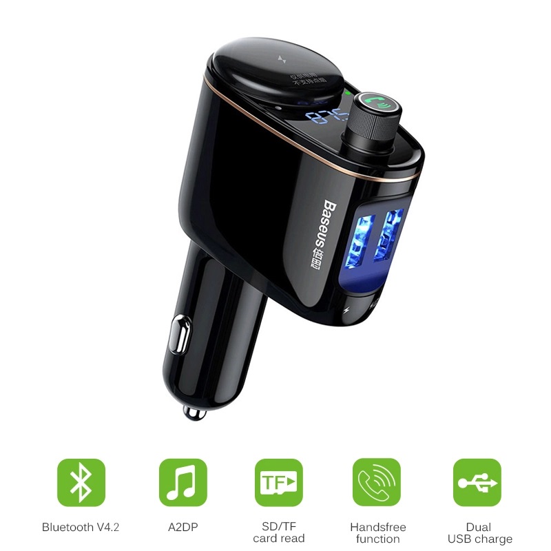 Bluetooth Handsfree USB Car Charger Adapter