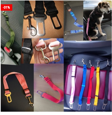 Dog Belt Pet Harness Car Seat Belt
